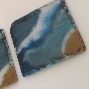 Slate&Resin beach coasters